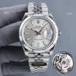 Clean Factory Rolex Datejust 3235 Silver Face Watch 